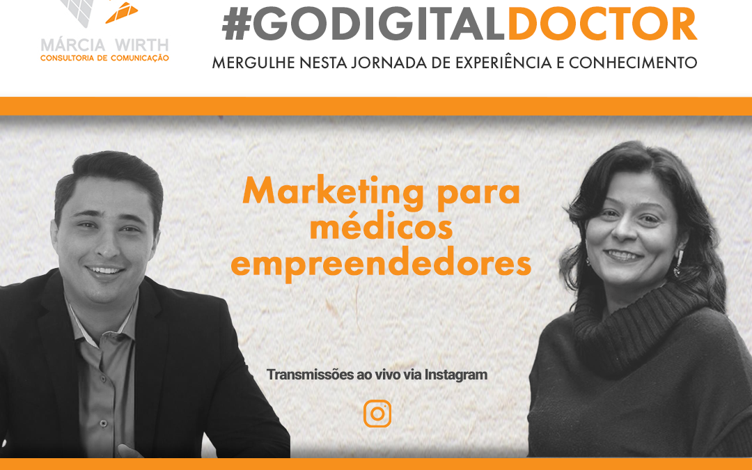 Vitor Jaci e Márcia Wirth conversam sobre marketing médico